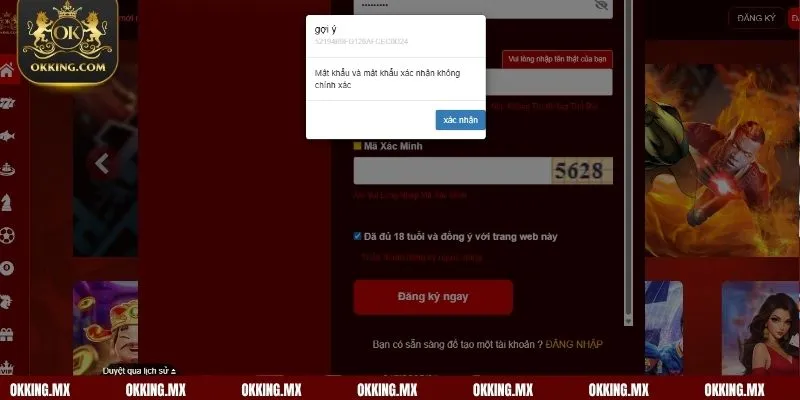 Chú ý một vài điểm sau để đảm bảo hiệu quả khi đăng ký OKKing